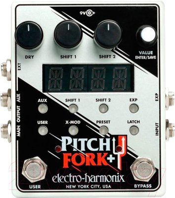 Педаль электрогитарная Electro-Harmonix Pitch Fork Plus - фото