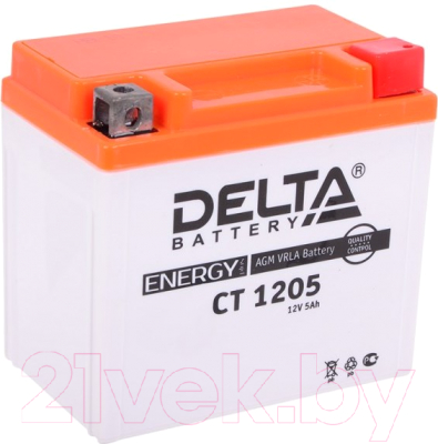 Мотоаккумулятор DELTA AGM СТ 1205 YTX5L-BS / YTZ7S / YT5L-BS - фото