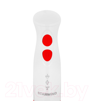 Блендер погружной StarWind SBP2242 (белый/оранжевый)
