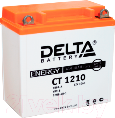 Мотоаккумулятор DELTA AGM СТ 1210 YB9A-A / YB9-B / 12N9-4B-1 - фото