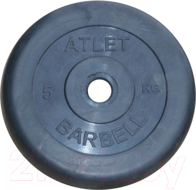 Диск для штанги MB Barbell Atlet d26мм 5кг - фото