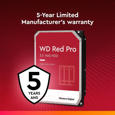 Жесткий диск Western Digital Red Pro 18TB (WD181KFGX)