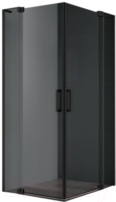 Душевой уголок Cezares SLIDER-A-2-80/90-GRIGIO-NERO - фото