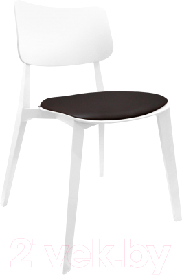 Стул Sheffilton SHT-S110-CN1 (белый/черный) - фото