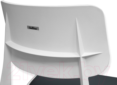 Стул Sheffilton SHT-S110-CN1 (белый/черный)