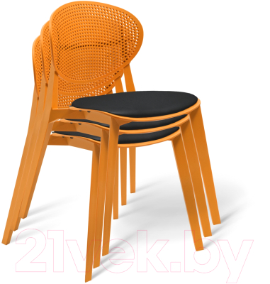 Стул Sheffilton SHT-S111-CN1 (оранжевый/черный)
