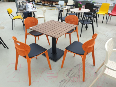 Стул Sheffilton SHT-S111-CN1 (оранжевый/черный)