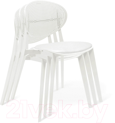 Стул Sheffilton SHT-S111-CN1 (белый/белый)