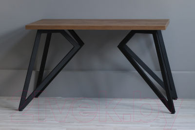 Обеденный стол Millwood Женева Л 120x70x75 (дуб табачный Craft/металл черный)