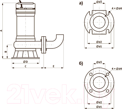 Фекальный насос Unipump Fekamax 12-10-1.1