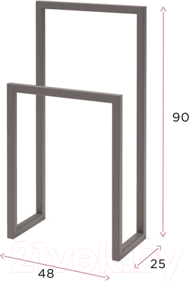 Стойка для одежды Millwood Сканди 1 48x25x90