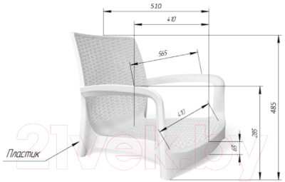 Стул садовый Sheffilton SHT-S68/S424-С