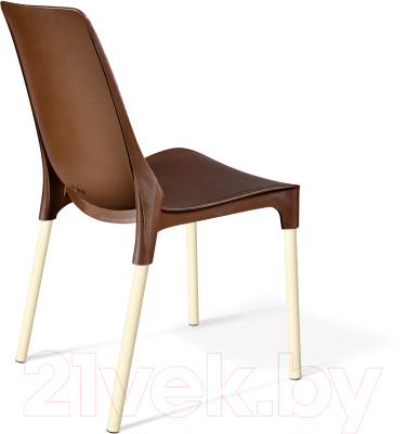 Стул Sheffilton SHT-S75 (коричневый/ваниль)