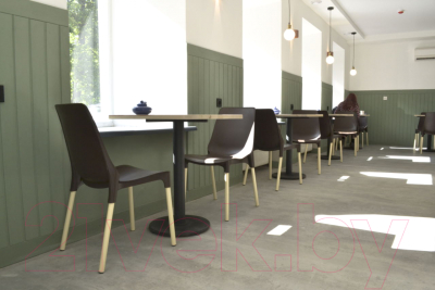 Стул Sheffilton SHT-S75 (коричневый/ваниль)