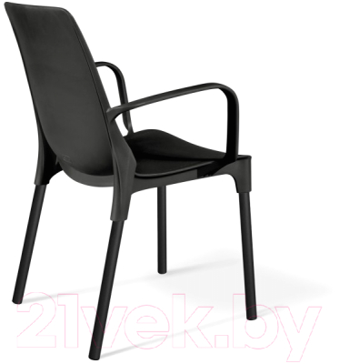 Стул Sheffilton SHT-S76 (черный/черный муар)