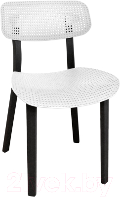Стул Sheffilton SHT-S85 (белый/черный) - фото