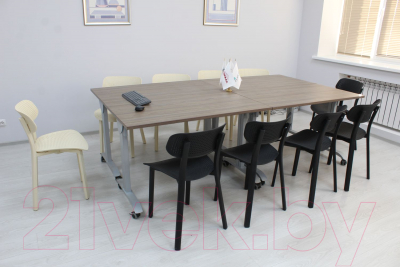 Стул Sheffilton SHT-S85 (черный/желтый/бежевый)