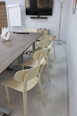 Стул Sheffilton SHT-S85 (черный/желтый/бежевый)