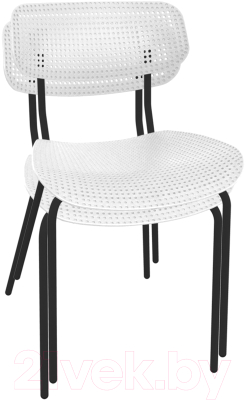 Стул Sheffilton SHT-S85М (белый/черный)