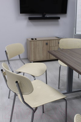 Стул Sheffilton SHT-S85М (белый/черный)