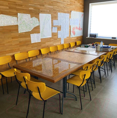 Стул Sheffilton SHT-S85М (желтый/черный)