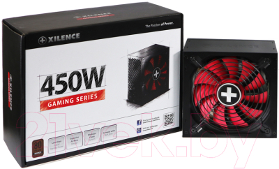 Блок питания для компьютера Xilence Gaming Series 450W (XP450R10/XN213)