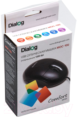 Мышь Dialog Comfort Optical MOC-10U