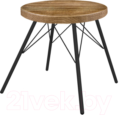 Табурет Sheffilton SHT-ST16/S37 (дуб брашированный/черный) - фото