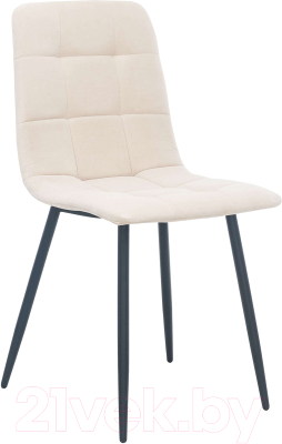 Стул Импэкс Leset Скай (металл черный/велюр песочный) - фото