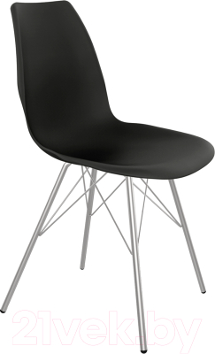 Стул Sheffilton SHT-ST29/S37 (черный/хром лак) - фото