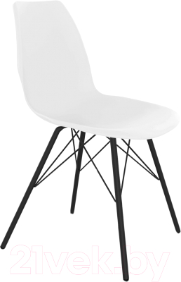 Стул Sheffilton SHT-ST29/S37 (белый/черный муар) - фото