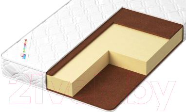 Матрас в кроватку Капризун Джангл Симпл 65x125 / 224323 - фото