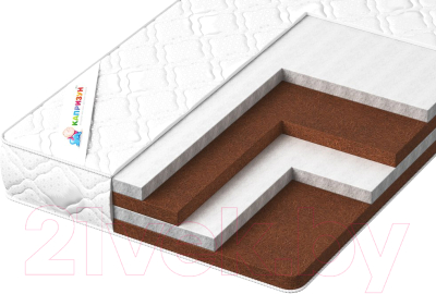 Матрас в кроватку Капризун Джангл Хеппи 60x120 / 403398 - фото