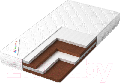 Матрас в кроватку Капризун Джангл Хеппи 60x120 / 403398