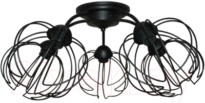 Люстра Элетех Долли 151 НПБ 01-5х60-138 / 1005404563 (черный муар) - фото