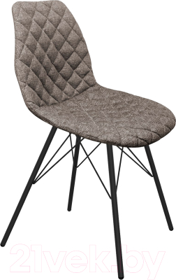 Стул Sheffilton SHT-ST29-С12/S37 (коричневый сахар/черный муар) - фото