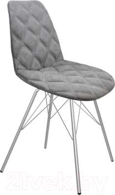 Стул Sheffilton SHT-ST29-С20/S37 (серый туман/хром лак) - фото