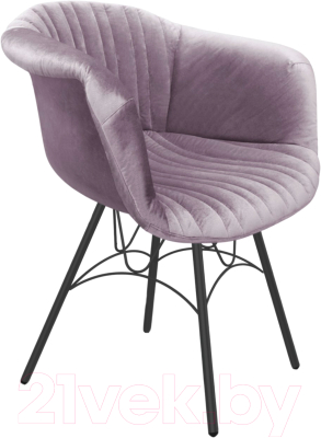 Стул Sheffilton SHT-ST31-C1/S100 (ледяная лаванда/черный муар) - фото