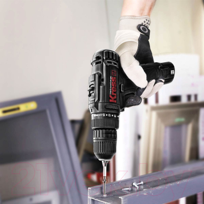 Аккумуляторная дрель-шуруповерт Kress KU201.2