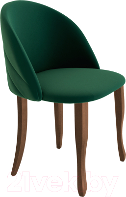 Стул Sheffilton SHT-ST35-2/S122 (лиственно-зеленый/темный орех/черный муар) - фото