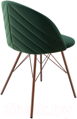 Стул Sheffilton SHT-ST35-2/S37 (лиственно-зеленый/медный металлик)