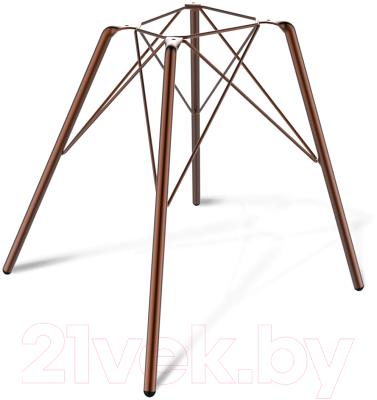 Стул Sheffilton SHT-ST35/S37 (кофейный ликер/медный металлик)