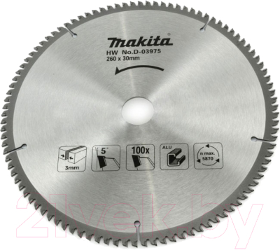 Пильный диск Makita D-03975 - фото