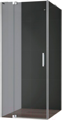 Душевой уголок Cezares SLIDER-AH-1-80-90/100-GRIGIO-Cr - фото