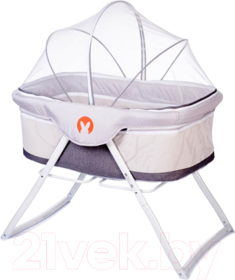 Детская кроватка Babyhit Carrycot Light Grey (светло-серый) - фото