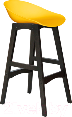 Стул барный Sheffilton SHT-ST19/S65 (желтый/венге) - фото