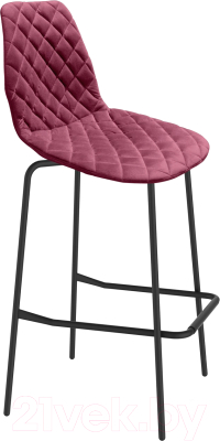 Стул барный Sheffilton SHT-ST29-C12/S29 (ежевичное вино/черный муар) - фото