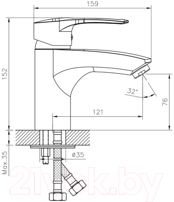 Смеситель Decoroom DR70015