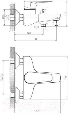 Смеситель Decoroom DR72036