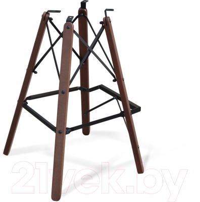 Стул барный Sheffilton SHT-ST35/S80 (кофейный ликер/темный орех/черный)